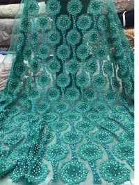 big pattern beaded lace