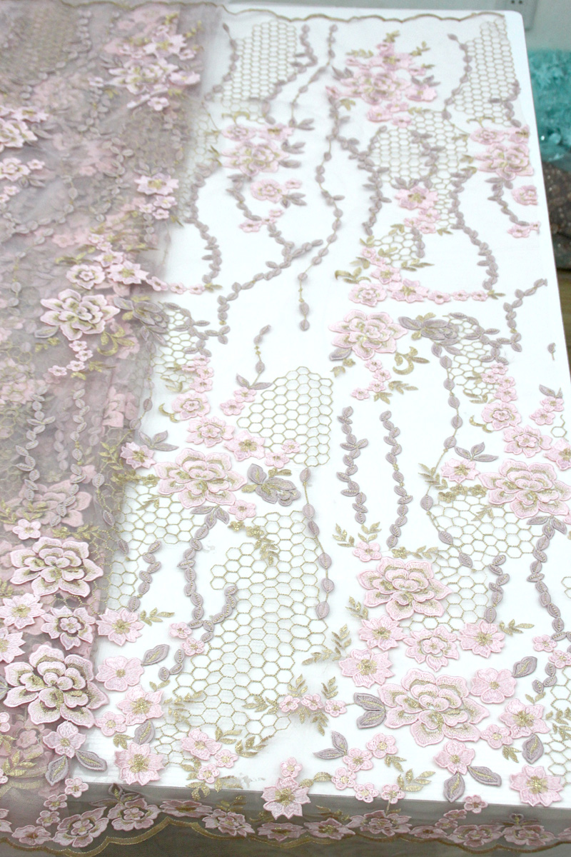 3d floral lace