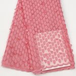 Asoebi tulle embroidery lace fabrics applique 3d floral party dress lace fabrics