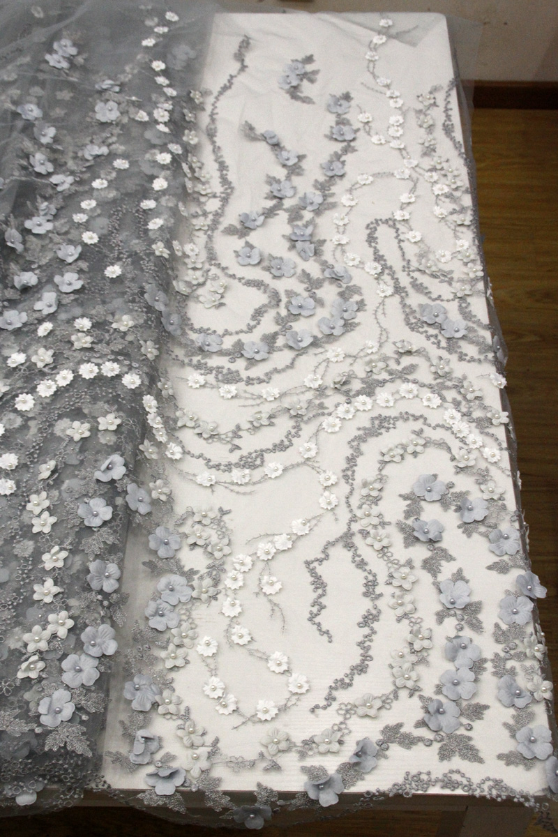 3d floral lace fabrics