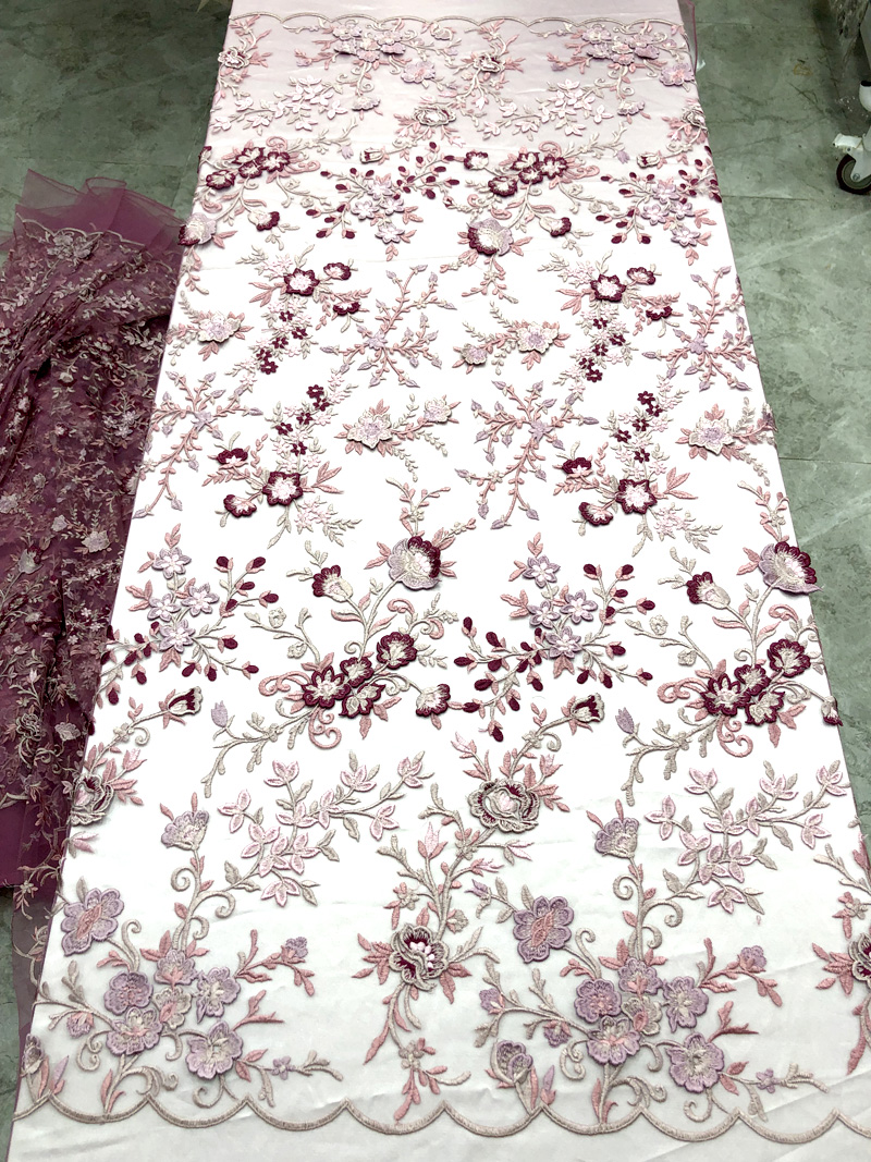 3d цветочные кружевные ткани