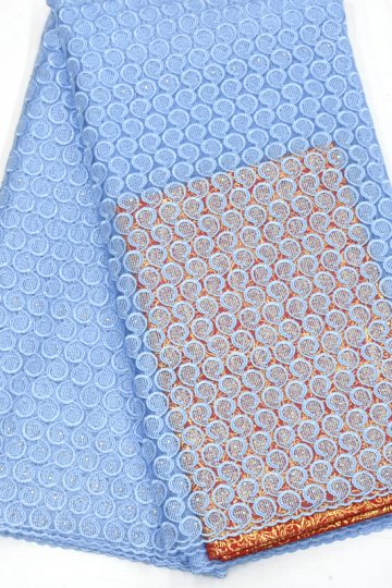 Tejidos de encaje de tul con cuentas bordados en color liso