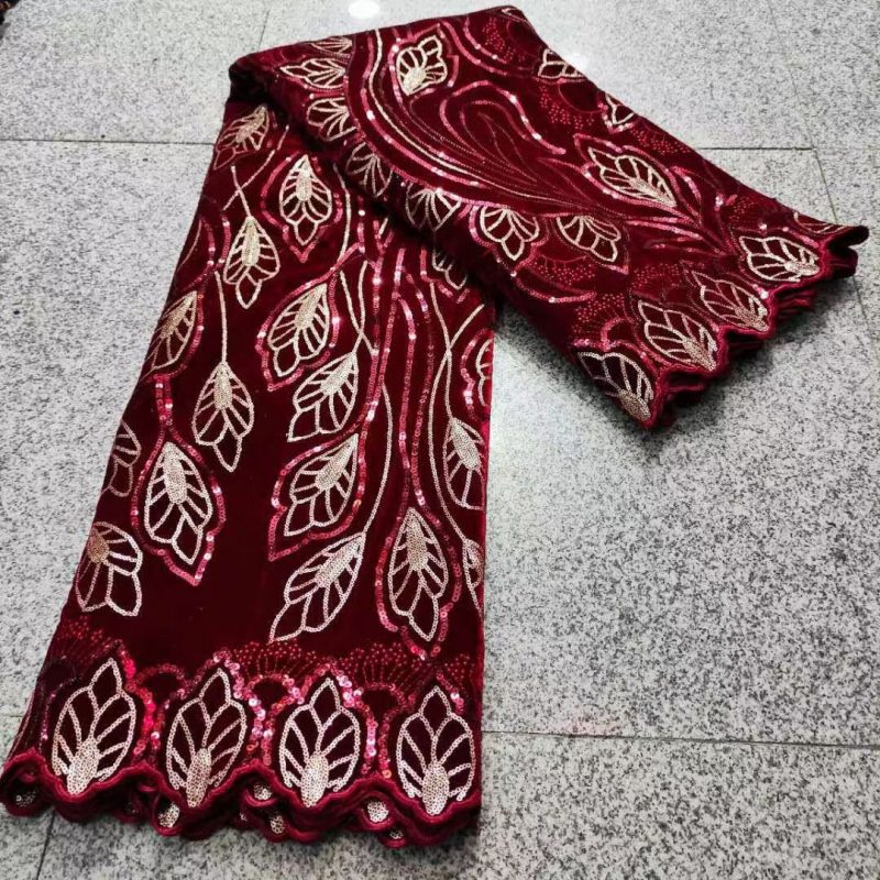velvet lace fabric