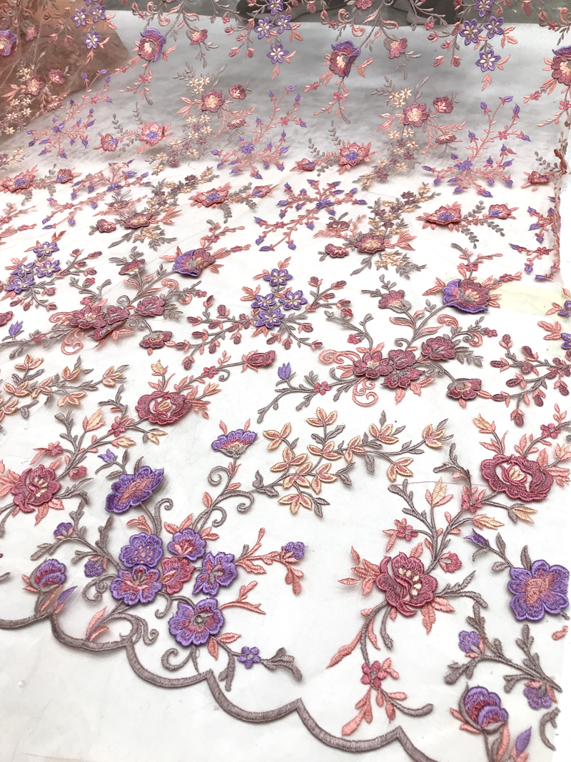 3D florale Spitzenstoffe