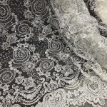 SEQUINS EMBROIDERY LACE FABRICS