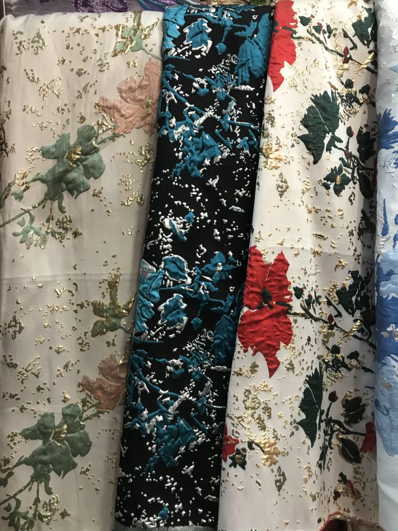 Jaquard lace fabrics